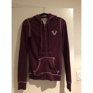 True Religion Zip-Up Sweater